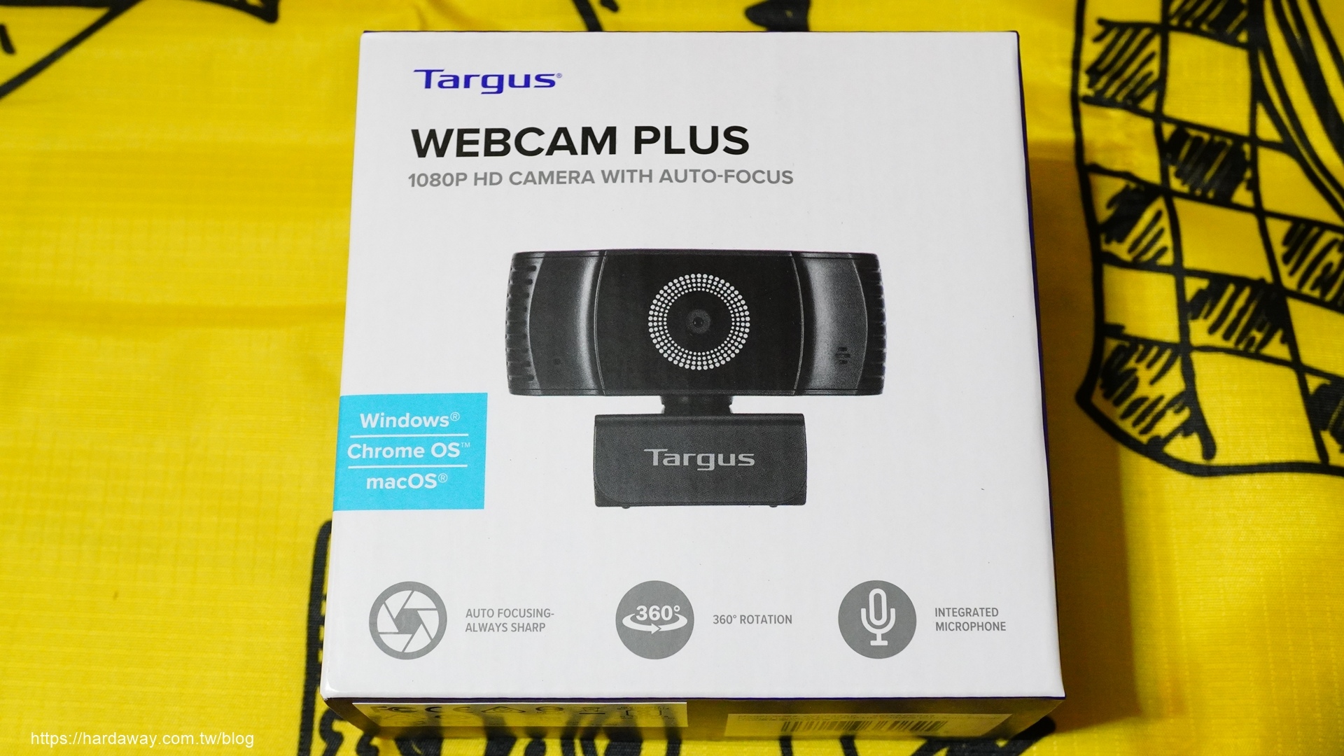 泰格斯Targus Webcam Plus進階版網路攝影機