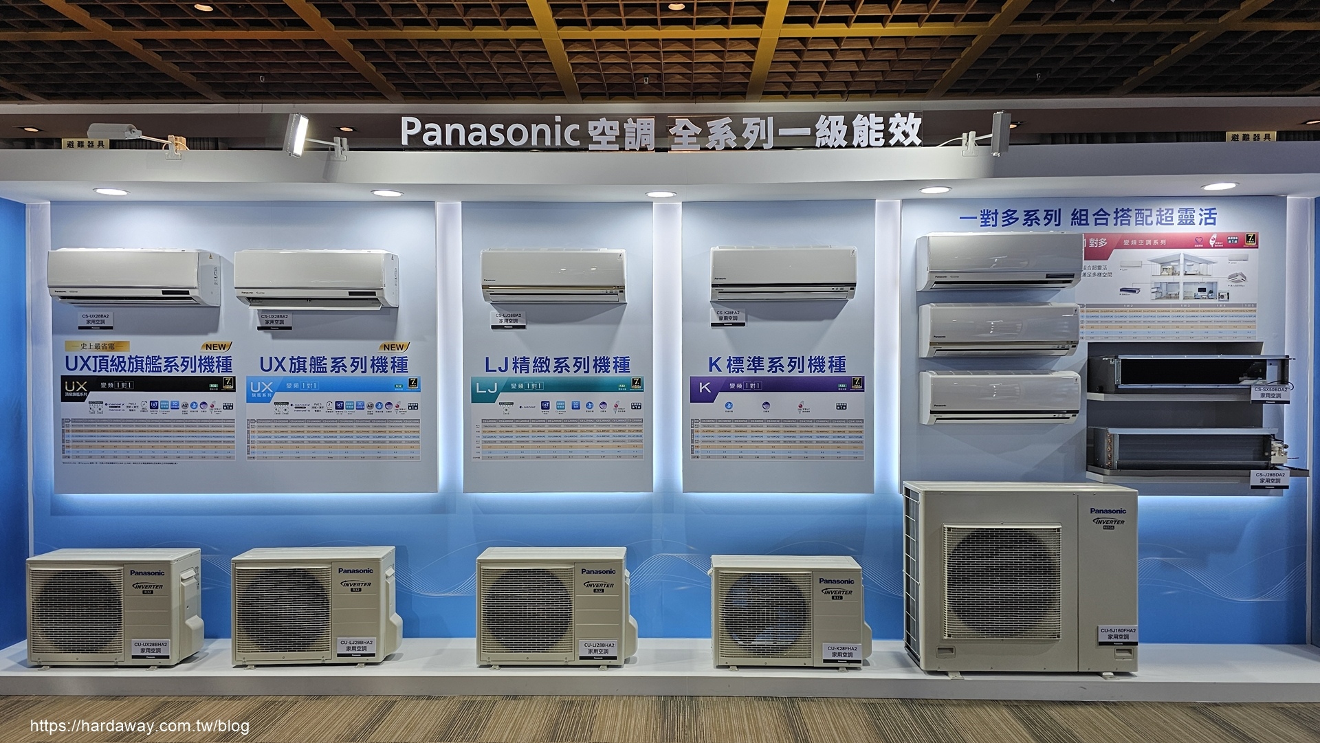 一級能效全系列Panasonic空調實機