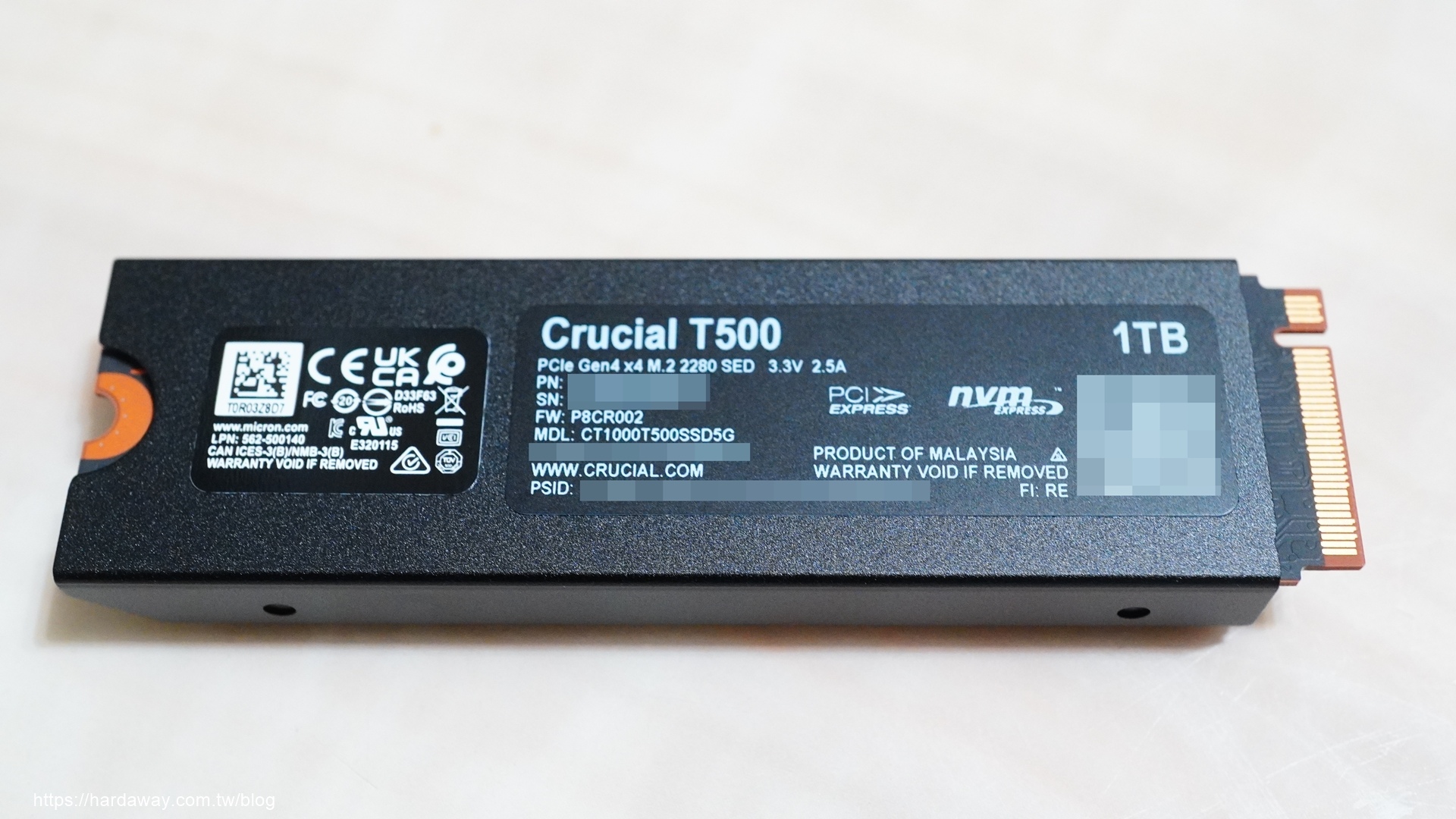 美光Crucial T500