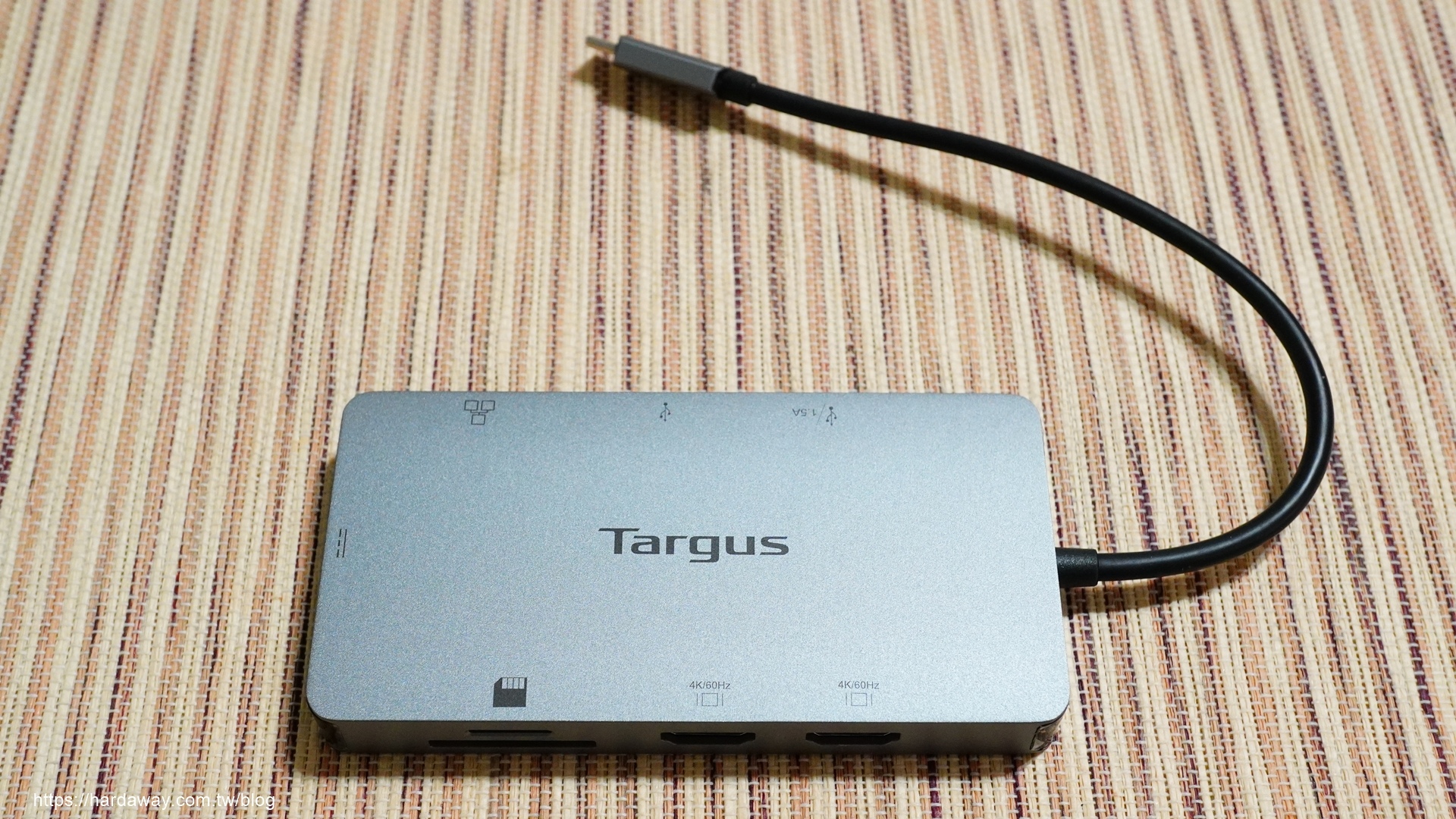 泰格斯Targus USB-C Dual HDMI 4K Docking Station with 100W PD多功能擴充埠