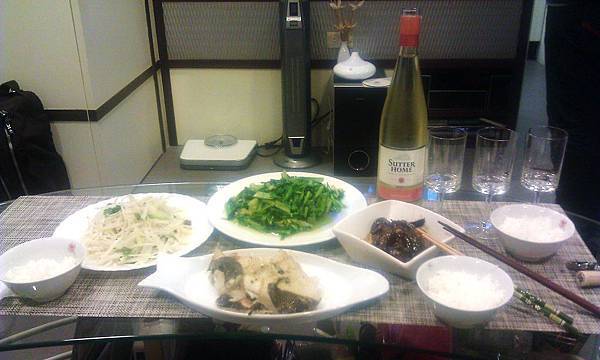 2013.2.8 Dinner at M's home with Wei