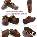 Clarks Natalie 20319127 (Women) CHESTNUT SMOOTH