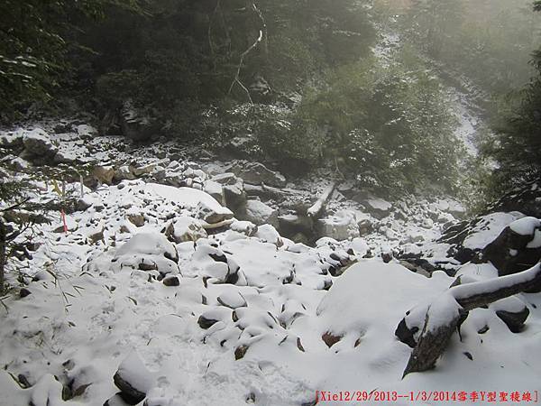 [台灣高山美景系列(一)] 我與父親的雪季Y型聖稜線篇(12