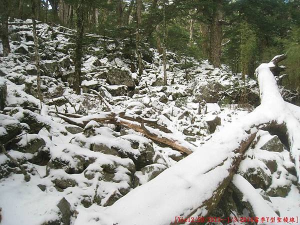 [台灣高山美景系列(一)] 我與父親的雪季Y型聖稜線篇(12