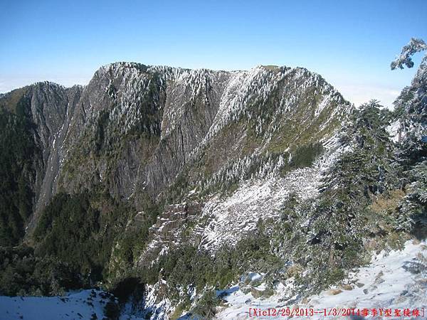 [台灣高山美景系列(一)] 我與父親的雪季Y型聖稜線篇(12