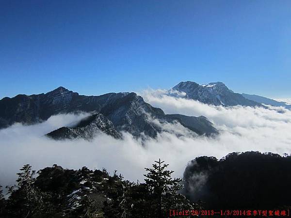 [台灣高山美景系列(一)] 我與父親的雪季Y型聖稜線篇(12