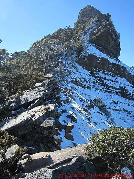 [台灣高山美景系列(一)] 我與父親的雪季Y型聖稜線篇(12