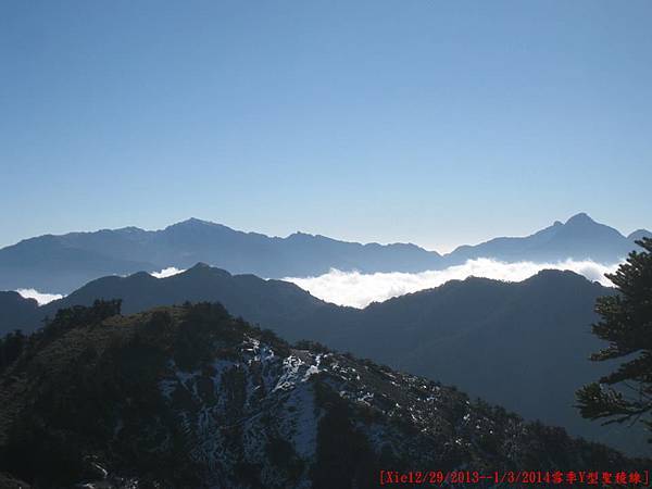 [台灣高山美景系列(一)] 我與父親的雪季Y型聖稜線篇(12