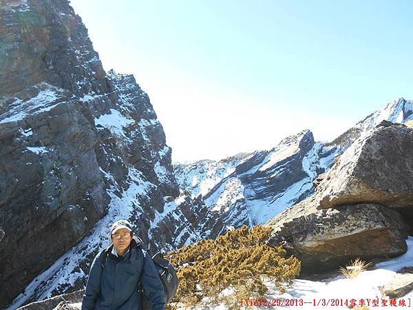 [台灣高山美景系列(一)] 我與父親的雪季Y型聖稜線篇(12