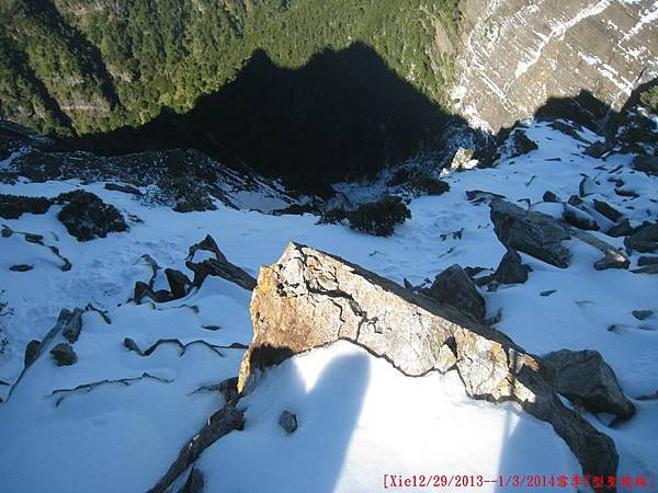 [台灣高山美景系列(一)] 我與父親的雪季Y型聖稜線篇(12