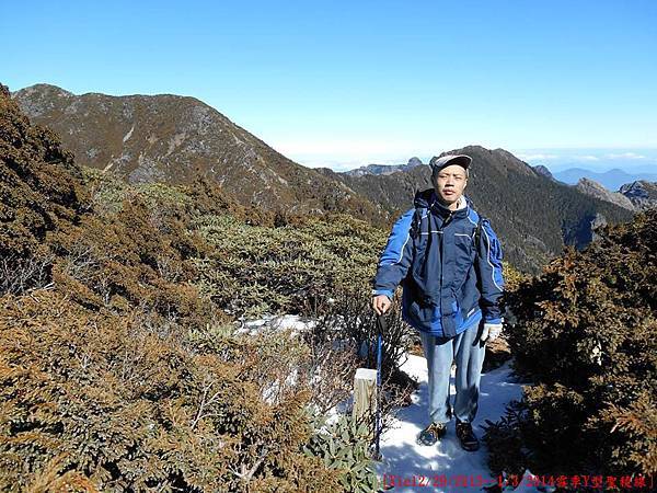 [台灣高山美景系列(一)] 我與父親的雪季Y型聖稜線篇(12