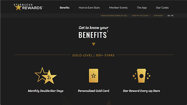 Starbucks Rewards Gold Level