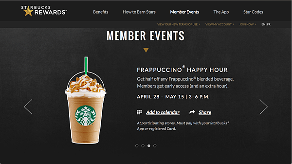 Frappuccino Happy Hour