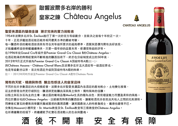 敲響波爾多右岸的勝利 皇家之鐘Château Angelus