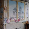 餐廳內的壁畫