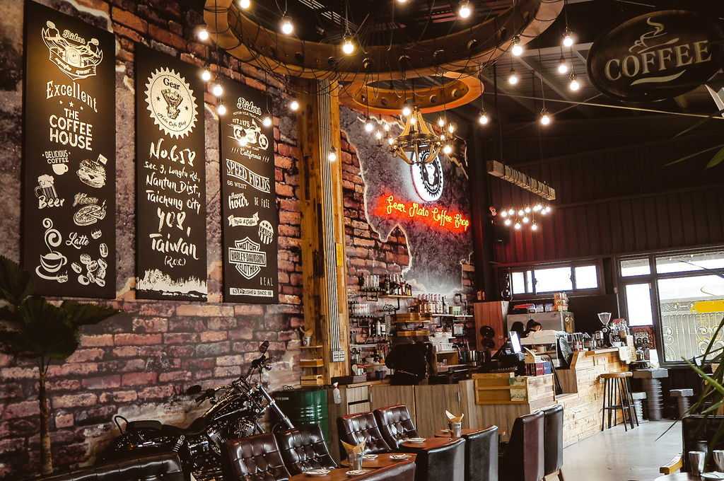 大花說齒輪咖啡gearmotocafeshop台中南屯區早午餐美食哈雷重機主題餐廳04