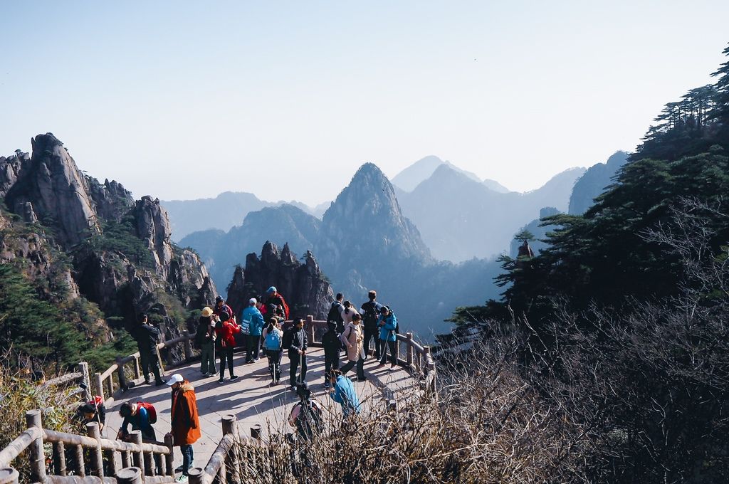 大花說中國大陸旅遊安徽黃山景點五天四夜huangshan跟團行程47