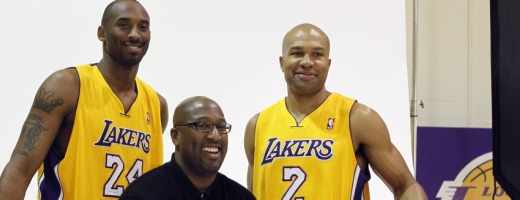 Kobe Bryant, Mike Brown & Derek Fisher