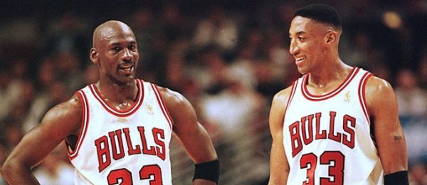 Michael Jordan + Scottie Pippen