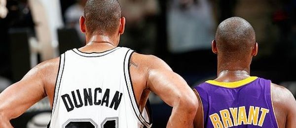 Tim Duncan & Kobe Bryant