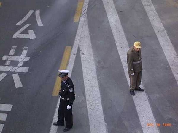 上海市公安和交管員