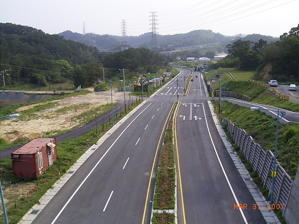 俯瞰（往寶山方向）