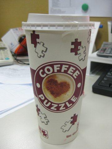 2012.02.22 400 pcs Coffee Puzzle (1)