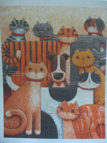 2012.03.17 500 pcs Odd One Out 狗立貓群 (6)