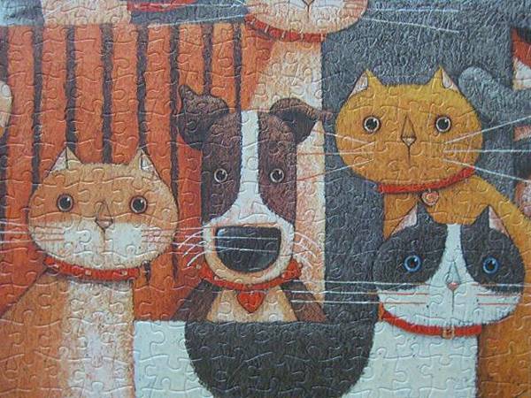 2012.03.17 500 pcs Odd One Out 狗立貓群 (9)
