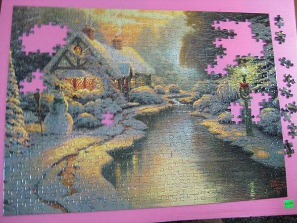 2012.04.04 500 pcs Christmas Evening - Thomas Kinkade  (7)