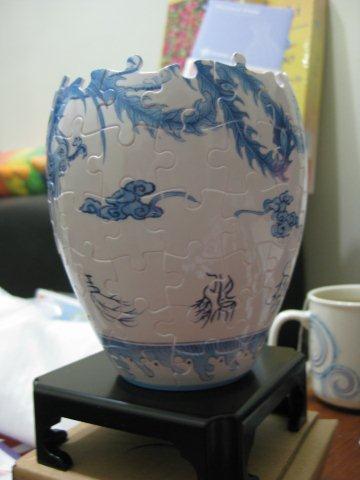 2012.05.11 160P Puzzle Vase 藍鳳和鳴 (6)