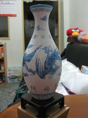 2012.05.11 160P Puzzle Vase 藍鳳和鳴 (12)