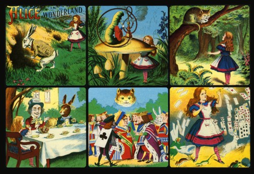 Alice in Wonderland collage - $95