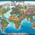 Ravensburger 2000P 世界地形圖 World Map Geography