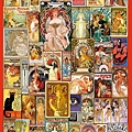 Art Nouveau Poster Collage