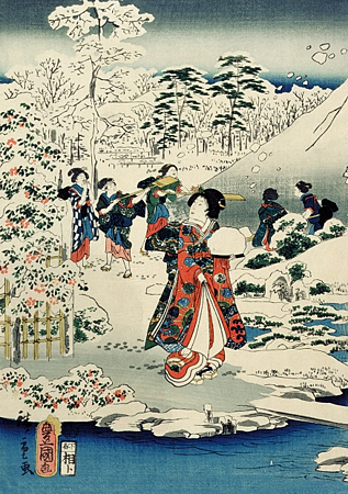 250P Maids in a snow-covered garden, 1859.png