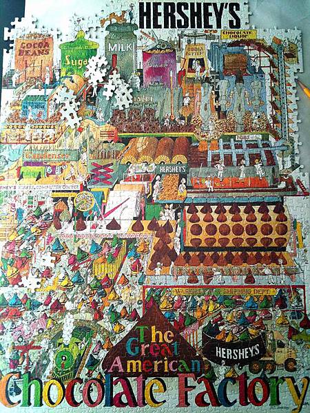 2014.06 1000pcs HERSHEY'S Chocolate Factory (1)