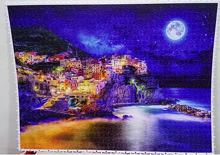 2018.08.16 1200pcs Starrry Night of Cinque Terre, Italy 義大利星空下的五漁村 (2).jpg