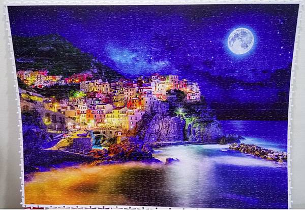 2018.08.16 1200pcs Starrry Night of Cinque Terre, Italy 義大利星空下的五漁村 (1).jpg