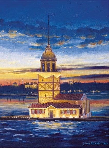 Art 500P Turkey -Maiden's Tower.jpg