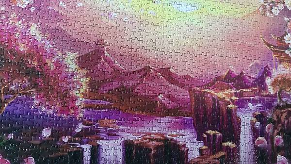 2020.05.17 1000pcs Dawn at Sakura Mountain 櫻花山黎明 (4).jpg