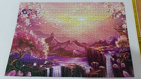 2020.05.17 1000pcs Dawn at Sakura Mountain 櫻花山黎明 (3).jpg