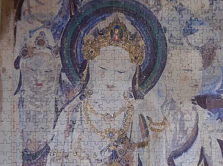 2021.07.16-07.18  800pcs 璀璨敦煌系列：第57窟-觀音菩薩像 Mogao Grottoes Cave 057 Main Chamber South Wall (7).jpg