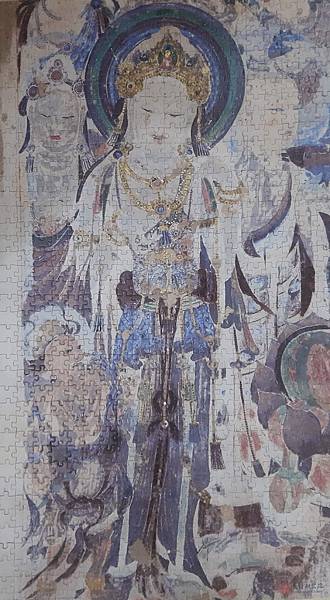 2021.07.16-07.18  800pcs 璀璨敦煌系列：第57窟-觀音菩薩像 Mogao Grottoes Cave 057 Main Chamber South Wall (8).jpg