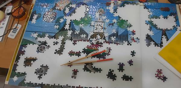 2021.08.25 1000pcs Symphony in the Garden ジグソーパズル 花園のシンフォニー (2).jpg