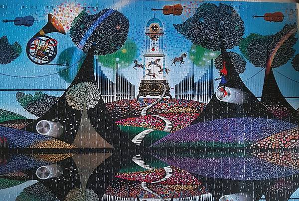 2021.08.25 1000pcs Symphony in the Garden ジグソーパズル 花園のシンフォニー (5).jpg