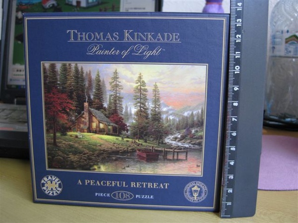 2009.08.01 108片A Peaceful Retreat by Thomas Kinkade.JPG