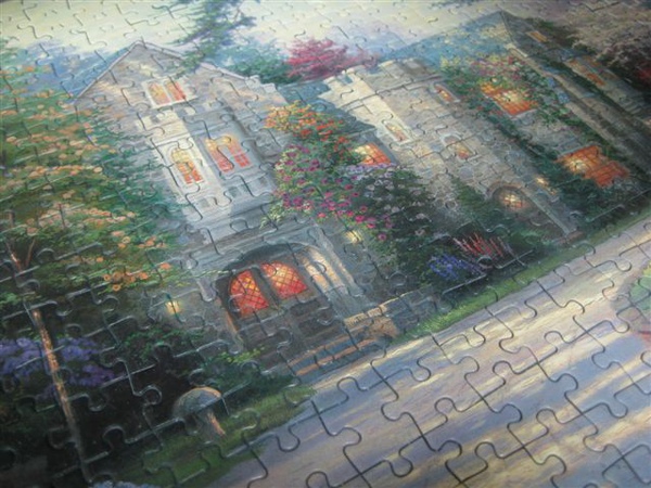 2010.01.11 500片Beyond Summer Gate by Thomas Kinkade (12).JPG