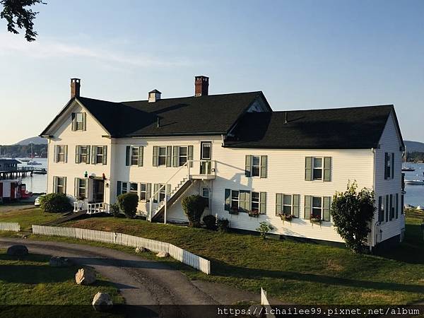 《美國緬因州3天2夜The Moorings Inn百年海景