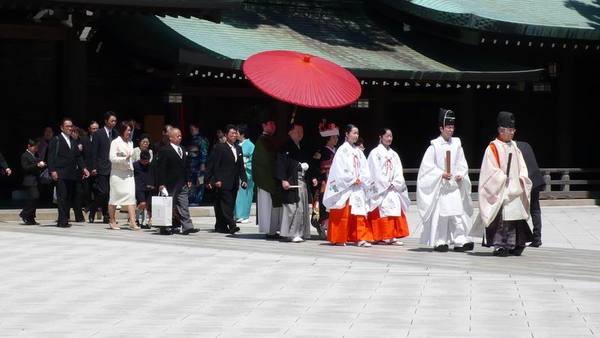 有人在舉行傳統婚禮